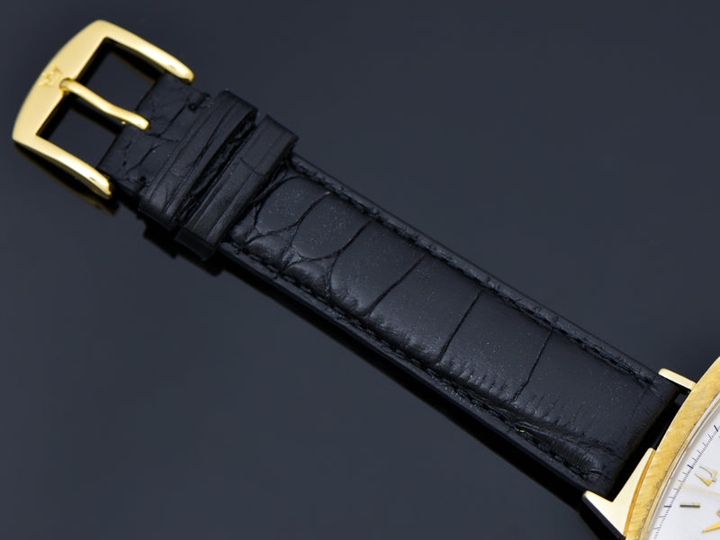 Brand New Genuine Leather Alligator Grain Band with matching gold tone buckle