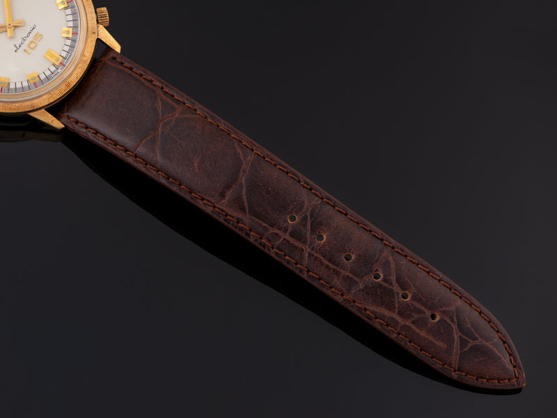 Brand New Genuine Leather Alligator Grain Strap