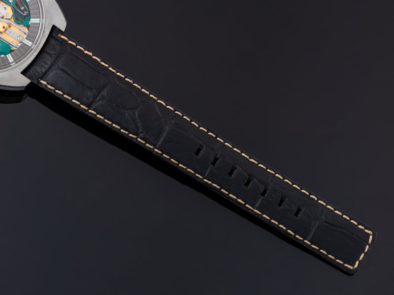 Brand New Genuine Leather Black Strap