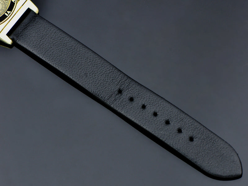 Brand New Genuine Leather Black Watch Band