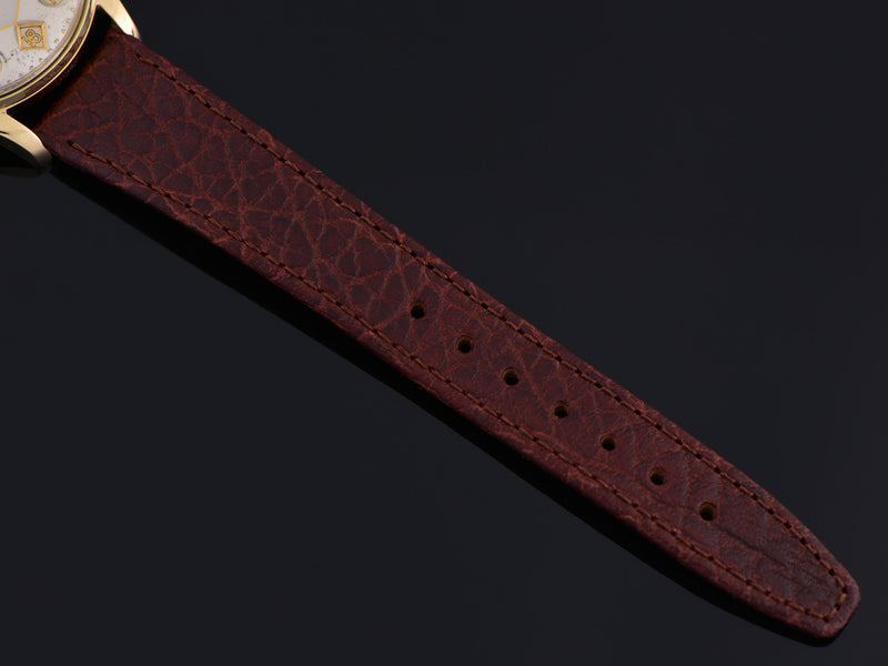 Brand New Genuine Leather Brown Calf Grain Watch Strap