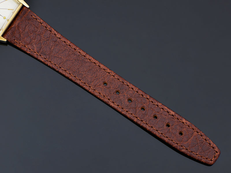 Brand New Genuine Leather Brown Calf Grain Watch Strap