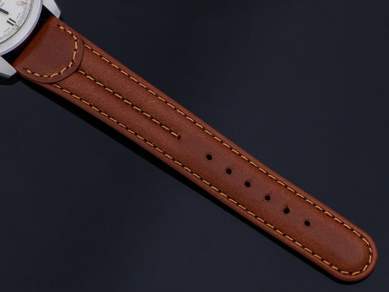 Brand New Genuine Leather Brown Watch Band 
