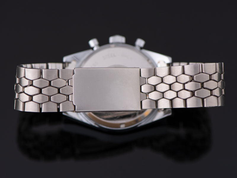 Brand New Stainless Steel Coffin Link Unmarked Bracelet with Folding Clasp