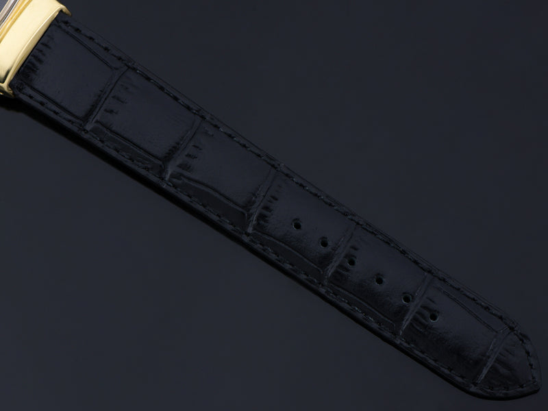 Brand new genuine Leather Black Alligator Grain Band