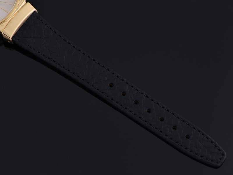 Brand new genuine Leather Black Calf Grain Watch Band
