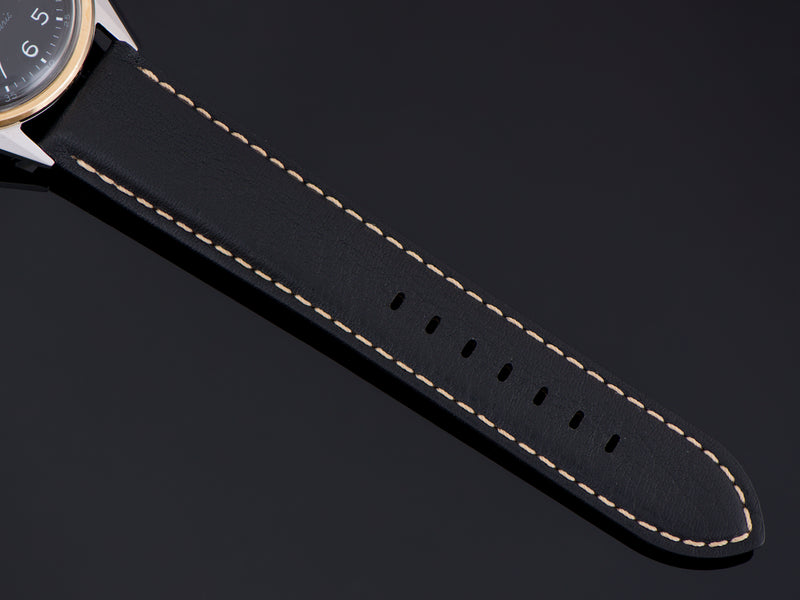 Brand new genuine leather Black Watch Strap