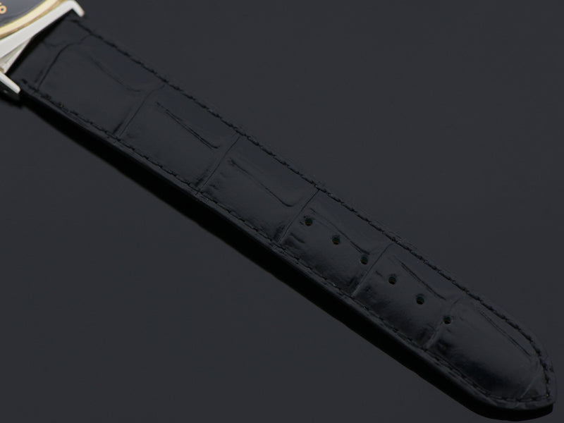 Brand New Crocodile Grain Black Band