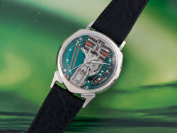 Bulova Accutron Alpha Spaceview 14K White Gold Watch
