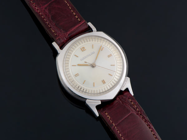 Bulova Accutron Alpha Watch 14K White Gold 1960 Model