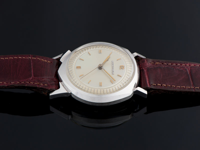 Bulova Accutron Alpha Watch 14K White Gold 1960 Model
