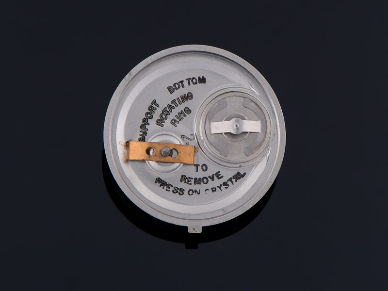 Bulova Accutron Astronaut Black Dial Stainless Steel Inner Watch Case Bsck