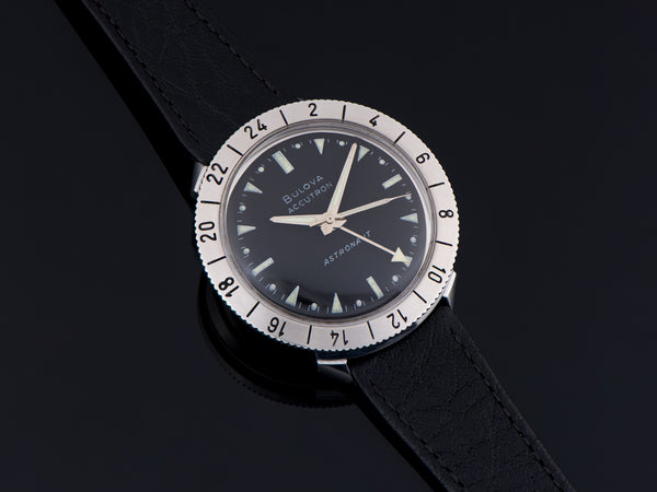 Bulova Accutron Astronaut Black Dial Stainless Steel Watch