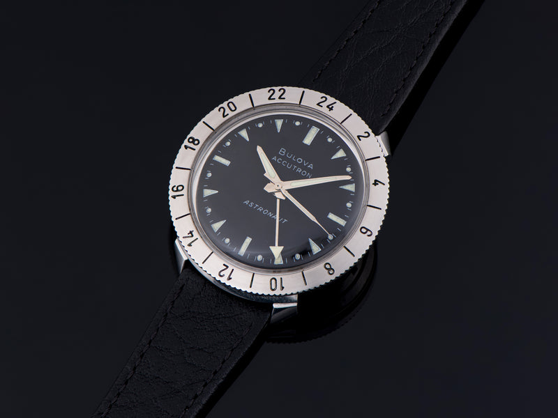 Bulova Accutron Astronaut Black Dial Stainless Steel Watch