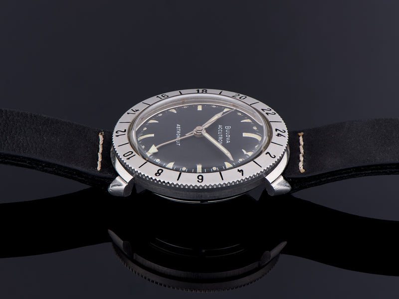 Bulova Accutron Astronaut Black Dial Stainless Steel Watch