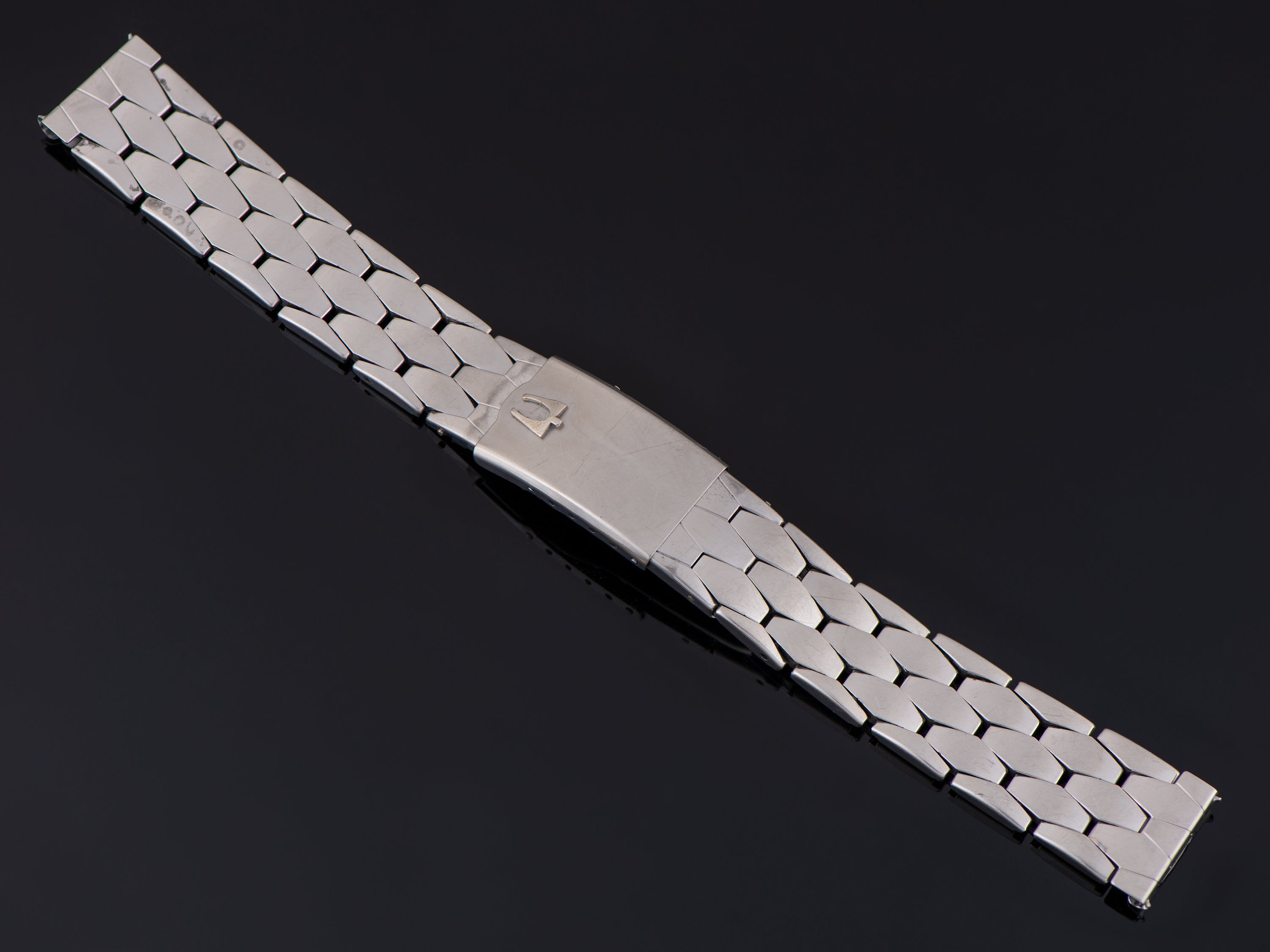 Bracelet Montre Kreisler Pour Accutron Astronaut - Liens Cercueil, Acier Inoxydable, Vintage