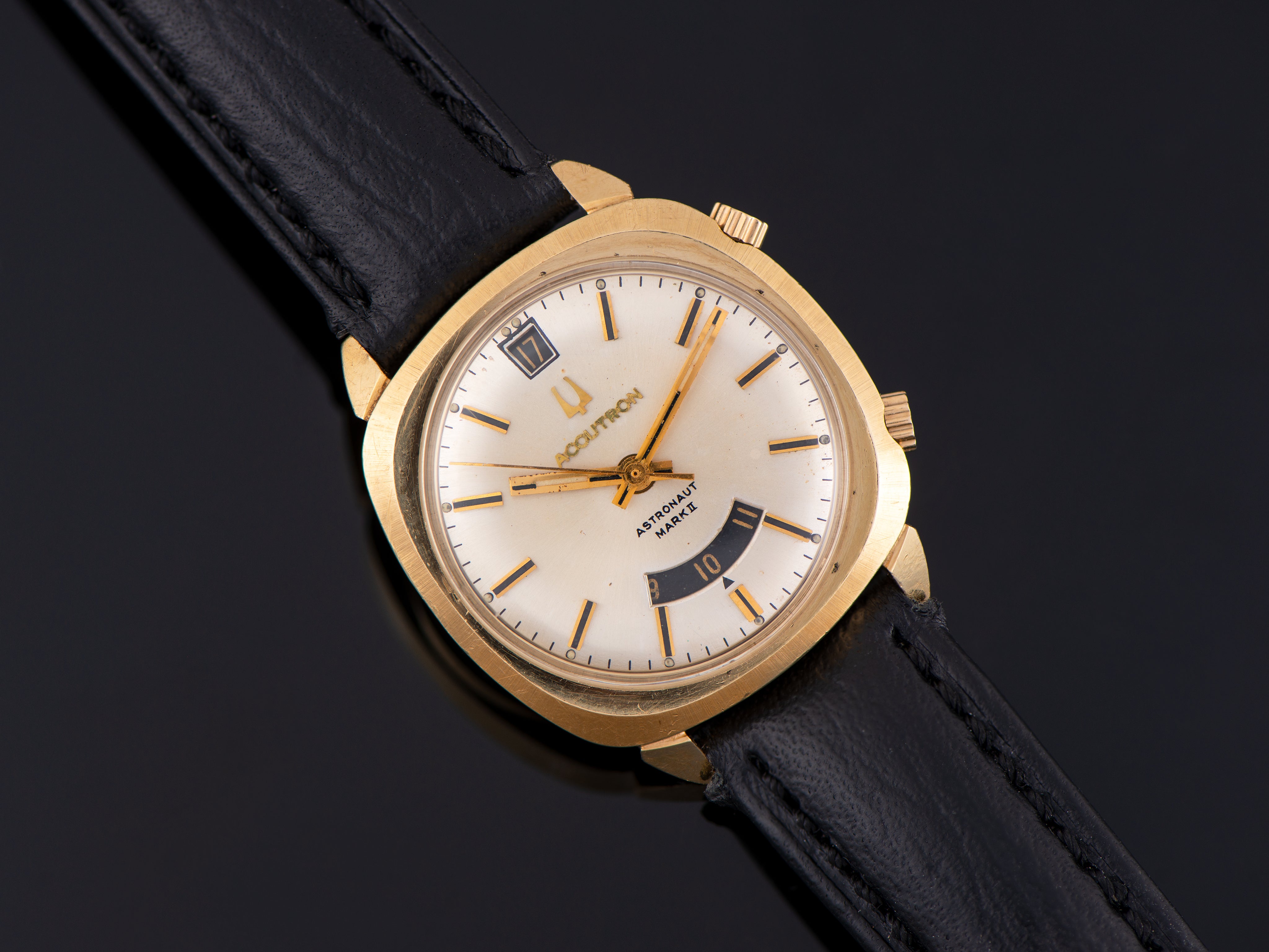 Bulova Accutron Astronaut Mark II Dual Time Zone Watch Unwind In Time