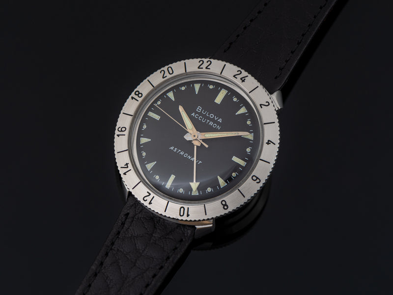 Bulova Accutron Astronaut Original Black Dial Stainless Steel Watch