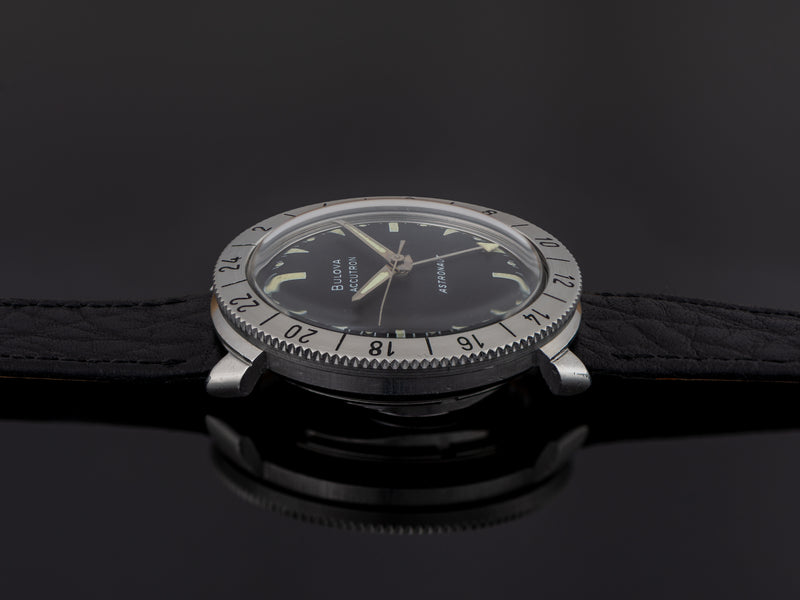 Bulova Accutron Astronaut Original Black Dial Stainless Steel Watch