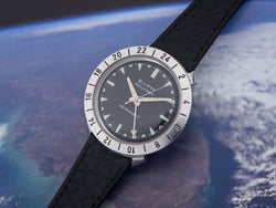 Bulova Accutron Astronaut Watch Original Black Dial Stainless Steel