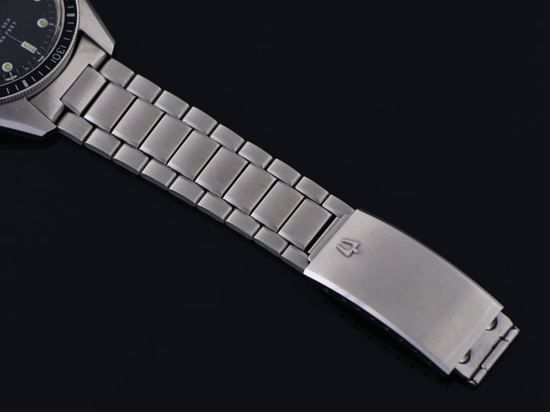Bulova Accutron Original Watch Bracelet for Deep Sea 666 Feet Watch With Signed Clasp