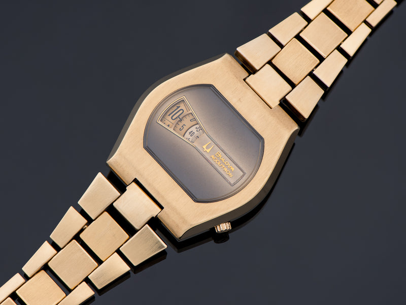 Bulova Accutron Direct Read 2186 Watch With Original Bracelet