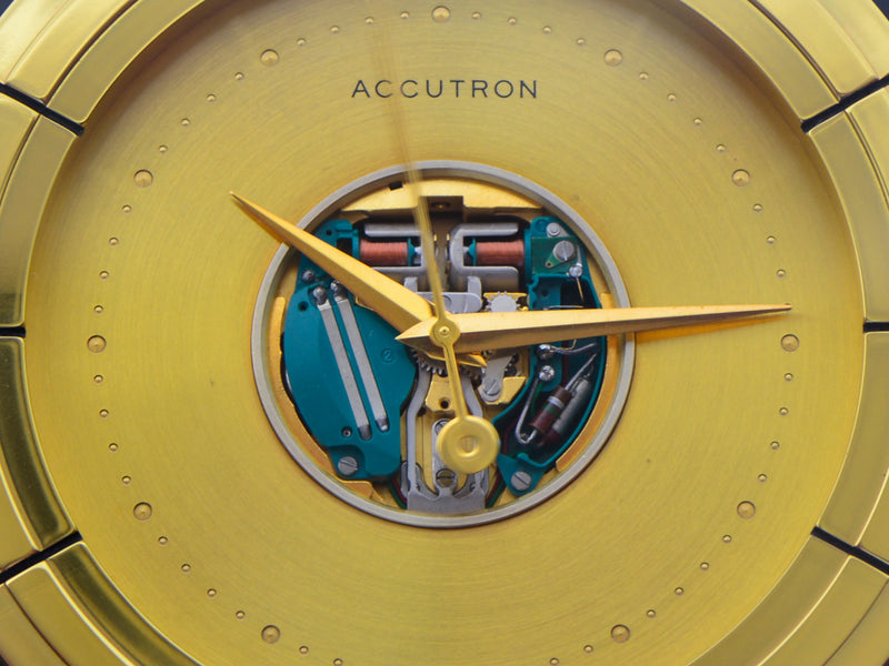 Bulova Accutron Large Desk Clock Face RCA Mesa Club Award 1969