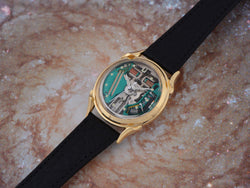 Bulova Accutron Spaceview 14K Gold Watch
