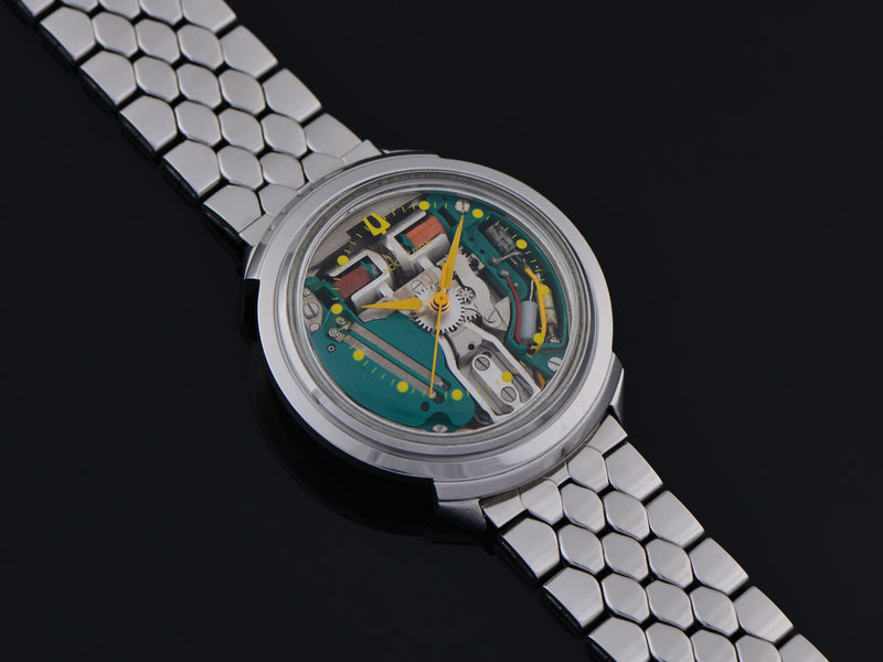 Bulova Accutron Spaceview "B" Stainless Steel Watch