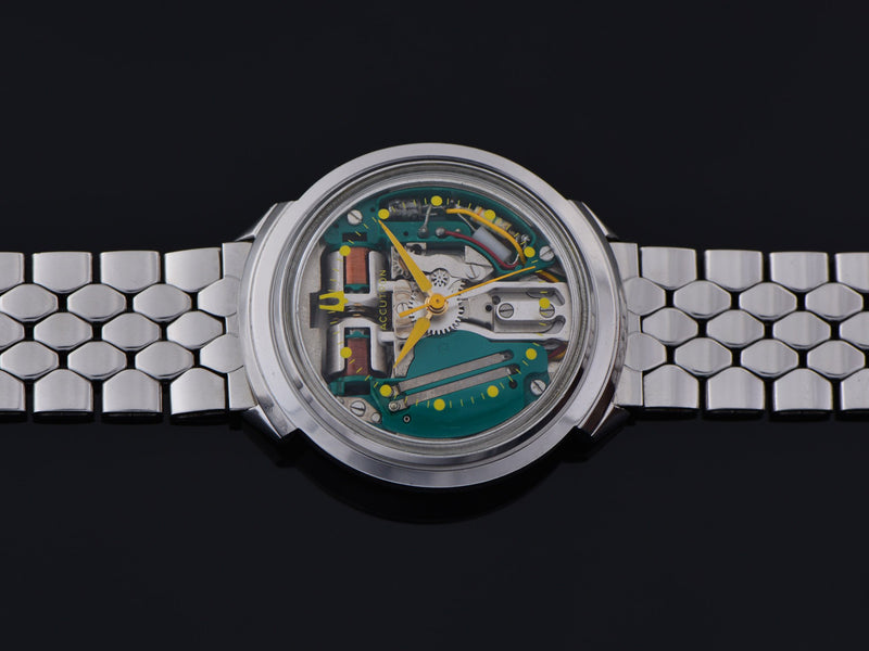 Bulova Accutron Spaceview "B" Stainless Steel Watch