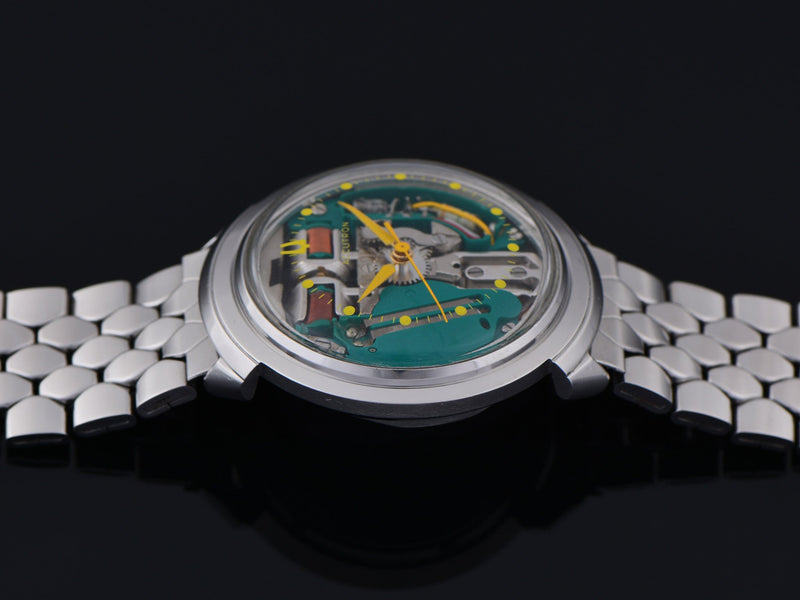 Bulova Accutron Spaceview "B" Stainless Steel Watch