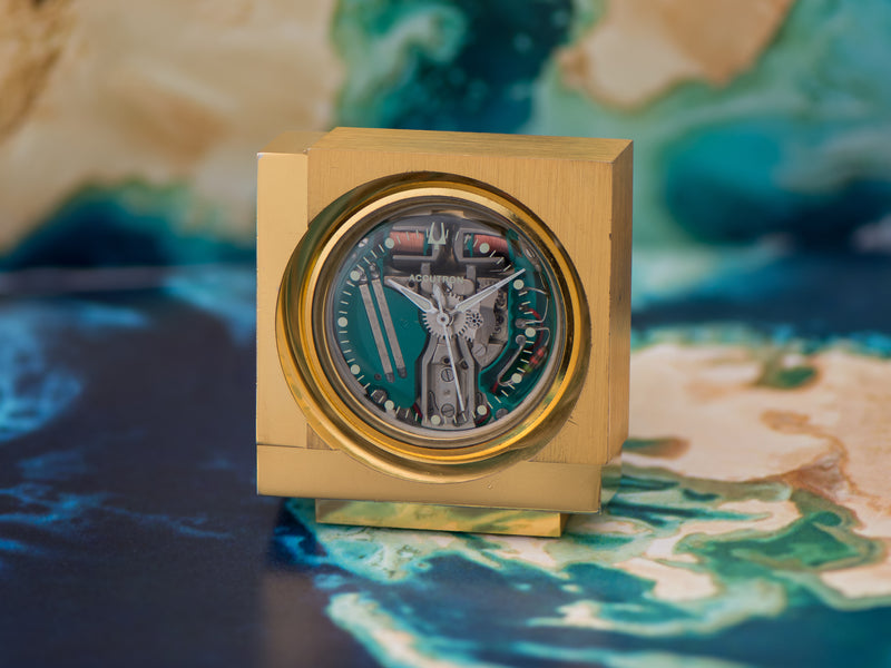 Bulova Accutron Spaceview Boudoir Clock