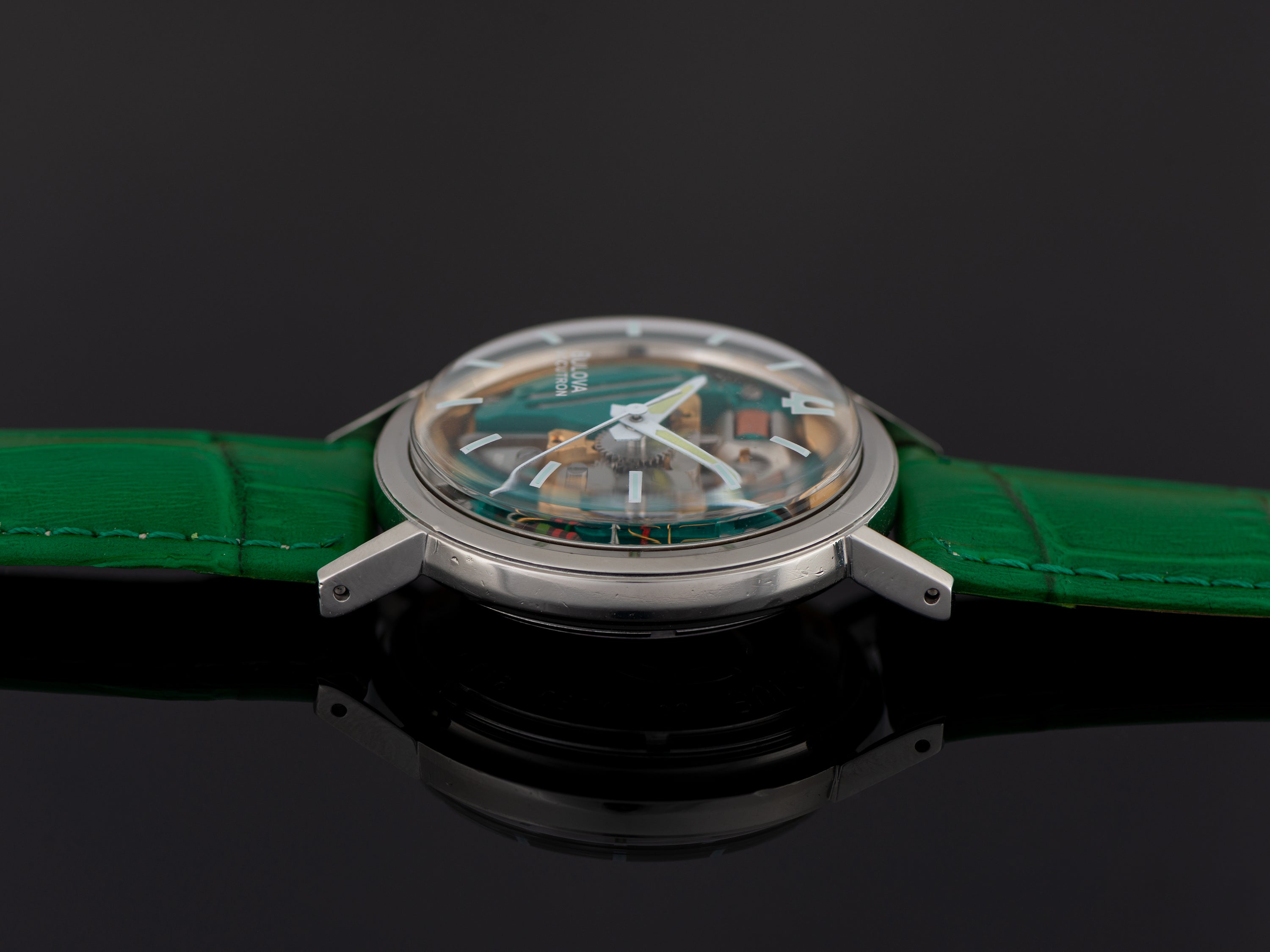 Bulova Accutron Spaceview Stainless Steel Watch Unwind In Time