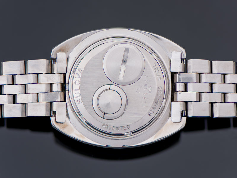 Bulova Accutron Spaceview "T" Stainless Steel Watch Case Back
