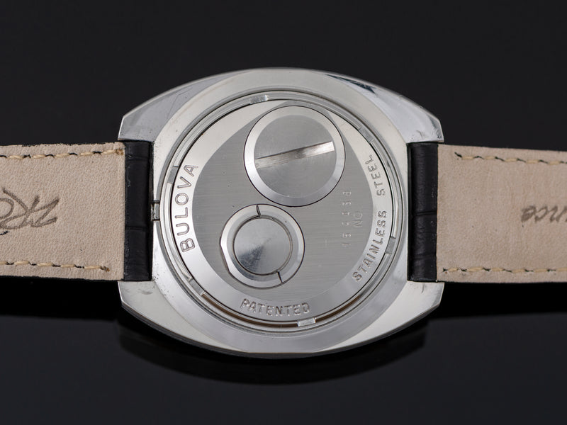 Bulova Accutron Spaceview "T" Stainless Steel Watch Case Back