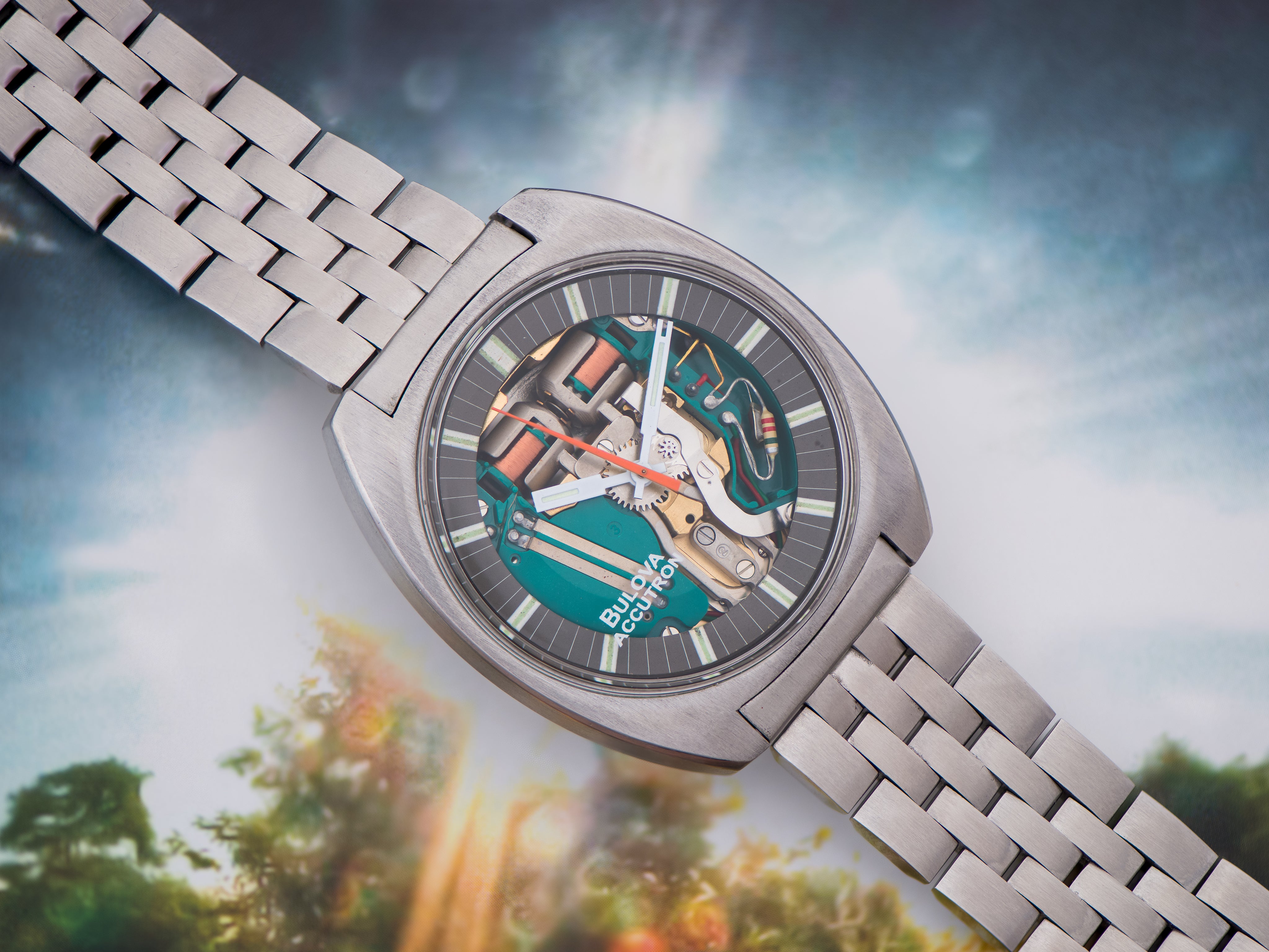 【8825ページ】BＵLOVA ACCUTRON タグ付き Bulova-Accutron-Spaceview-T-