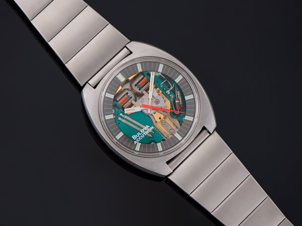 Bulova Accutron Spaceview "T" Stainless Steel Watch