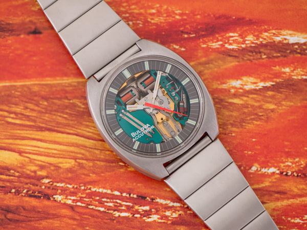 Bulova Accutron Spaceview "T" Stainless Steel Watch