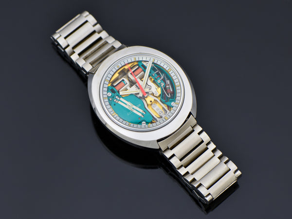 Bulova Accutron Spaceview Tonneau Watch & Accutron Signed Bracelet