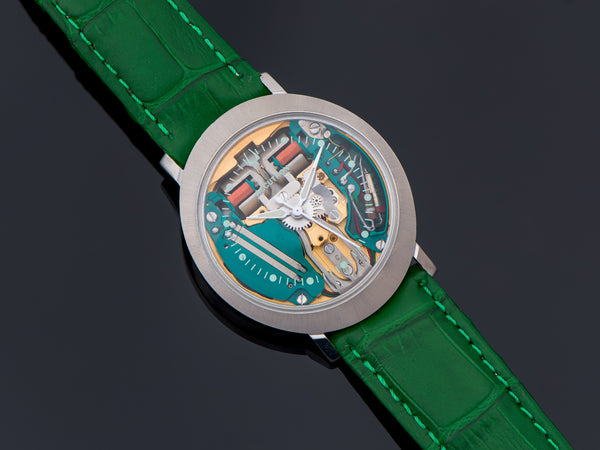 Bulova Accutron Spaceview "UFO" Case Stainless Steel Watch