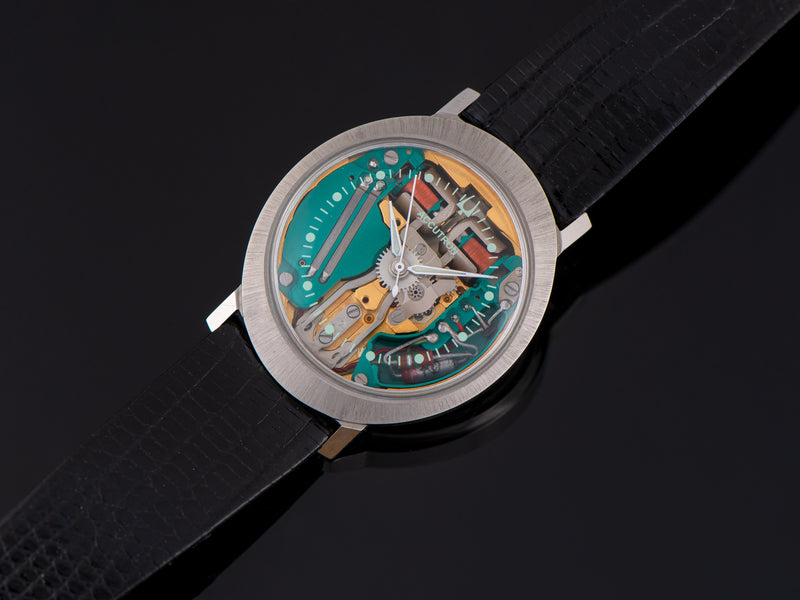 Bulova Accutron Spaceview "UFO" Case Stainless Steel Watch