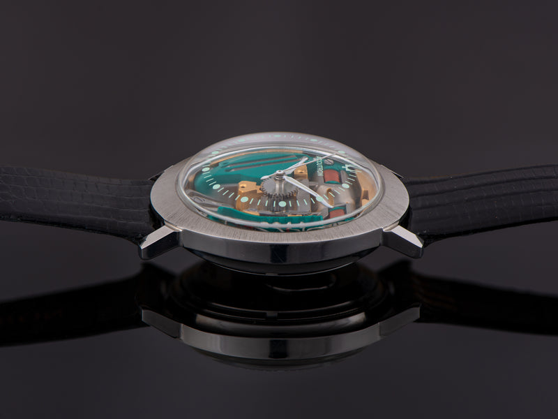 Bulova Accutron Spaceview "UFO" Case Stainless Steel Watch