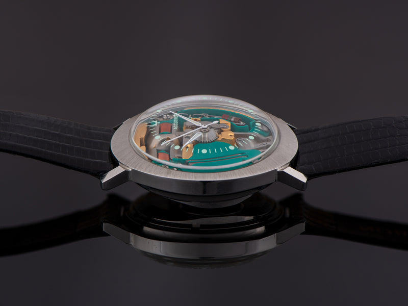 Bulova Accutron Spaceview "UFO" Case Stainless Steel Watch