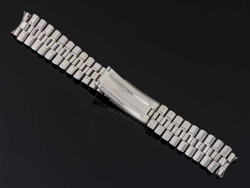 Bulova Accutron Tapered Stainless Steel Astronaut Bullet Original Watch Bracelet Back