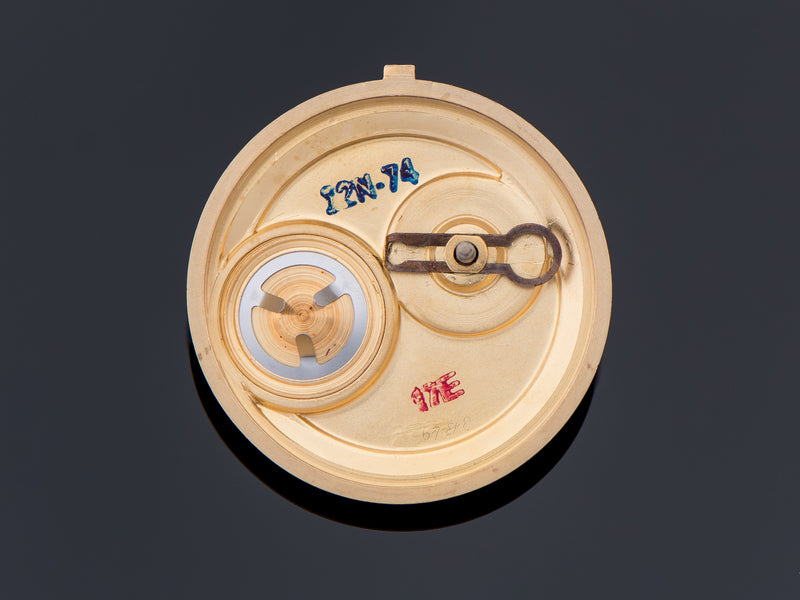 Bulova Accutron Tiffany 18 Karat Inner Watch Case Back