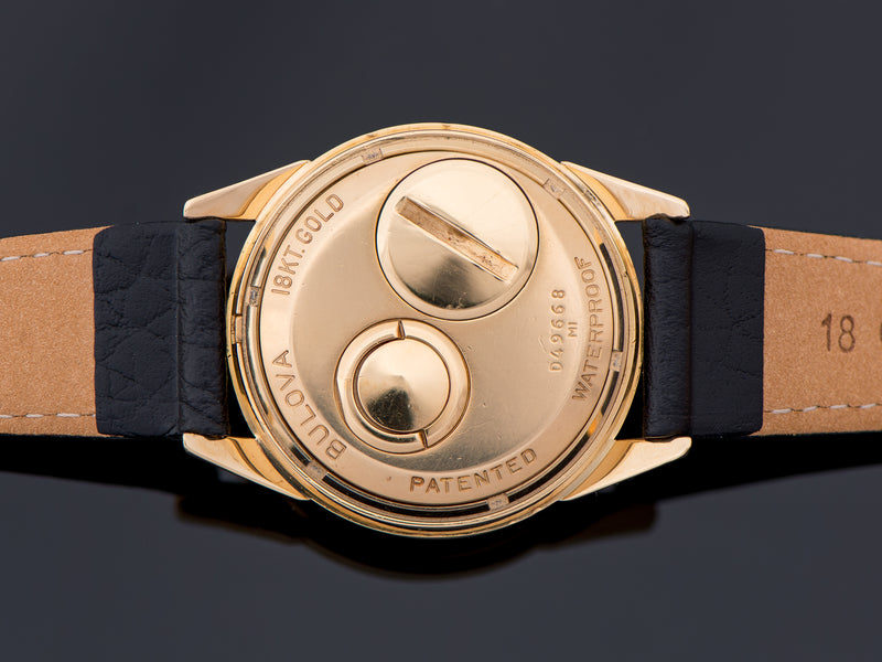 Bulova Accutron Tiffany 18 Karat Watch Case Back