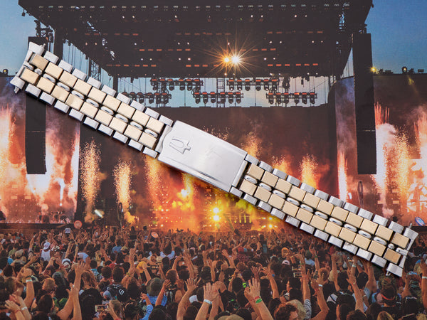 Bulova Accutron Two Tone Watch Bracelet