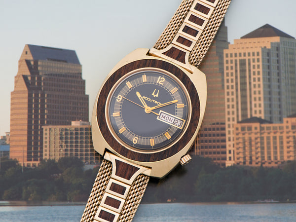 Bulova Accutron Woody 2182 Watch With Original Bracelet