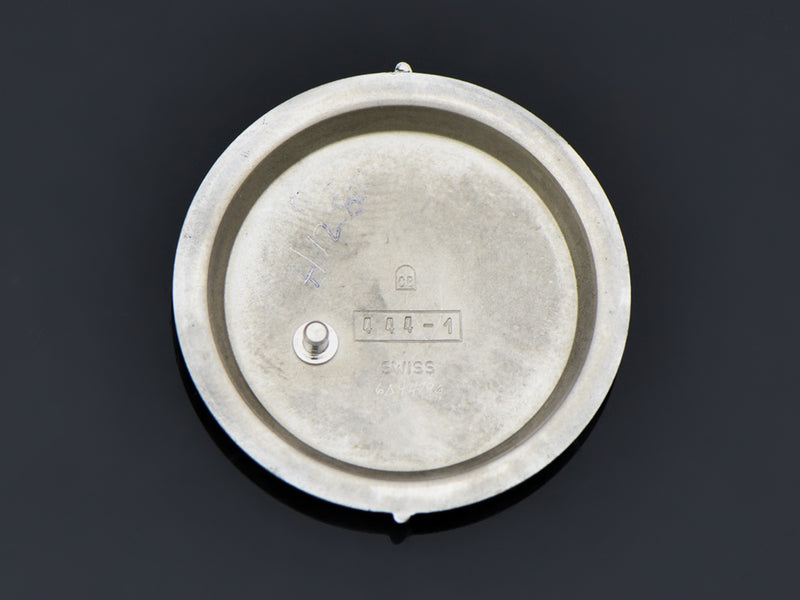 Bulova Stainless Steel Wrist Alarm Watch Inner Case Back