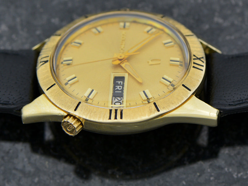 Bulova Accutron 14K Roman Numeral Bezel